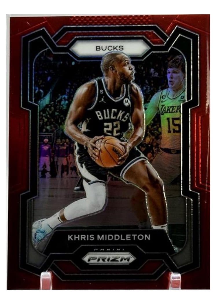 2023-24 Panini Prizm Base Set Khris Middleton #60 card