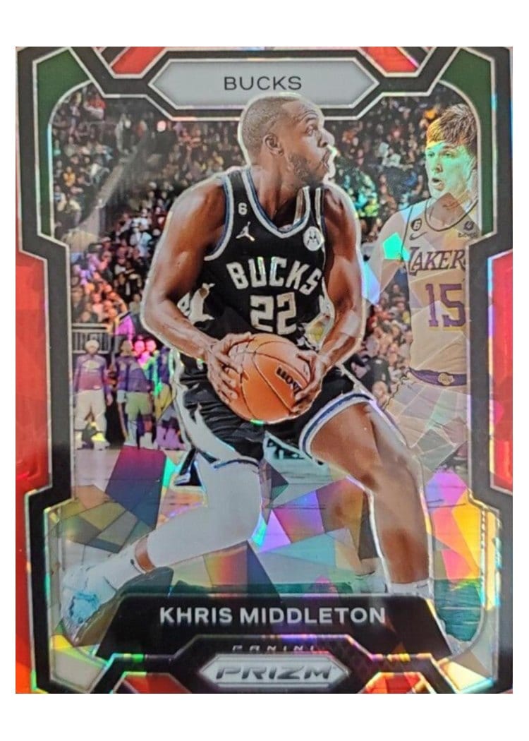 2023-24 Panini Prizm Base Set Khris Middleton #60 card
