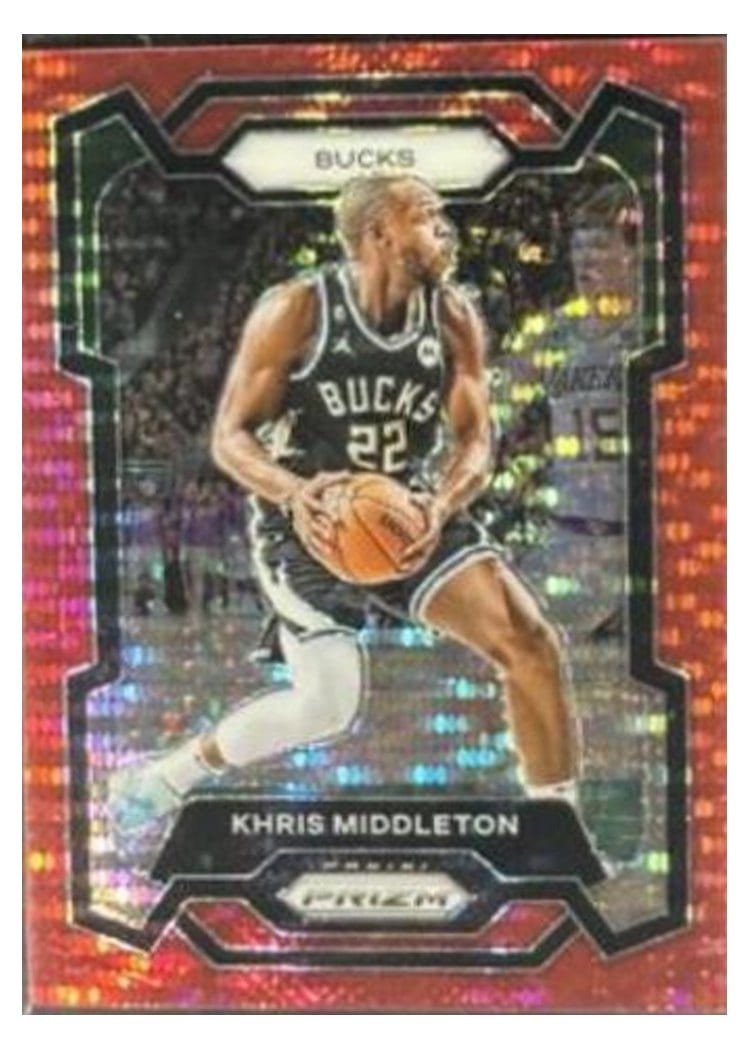 2023-24 Panini Prizm Base Set Khris Middleton #60 card