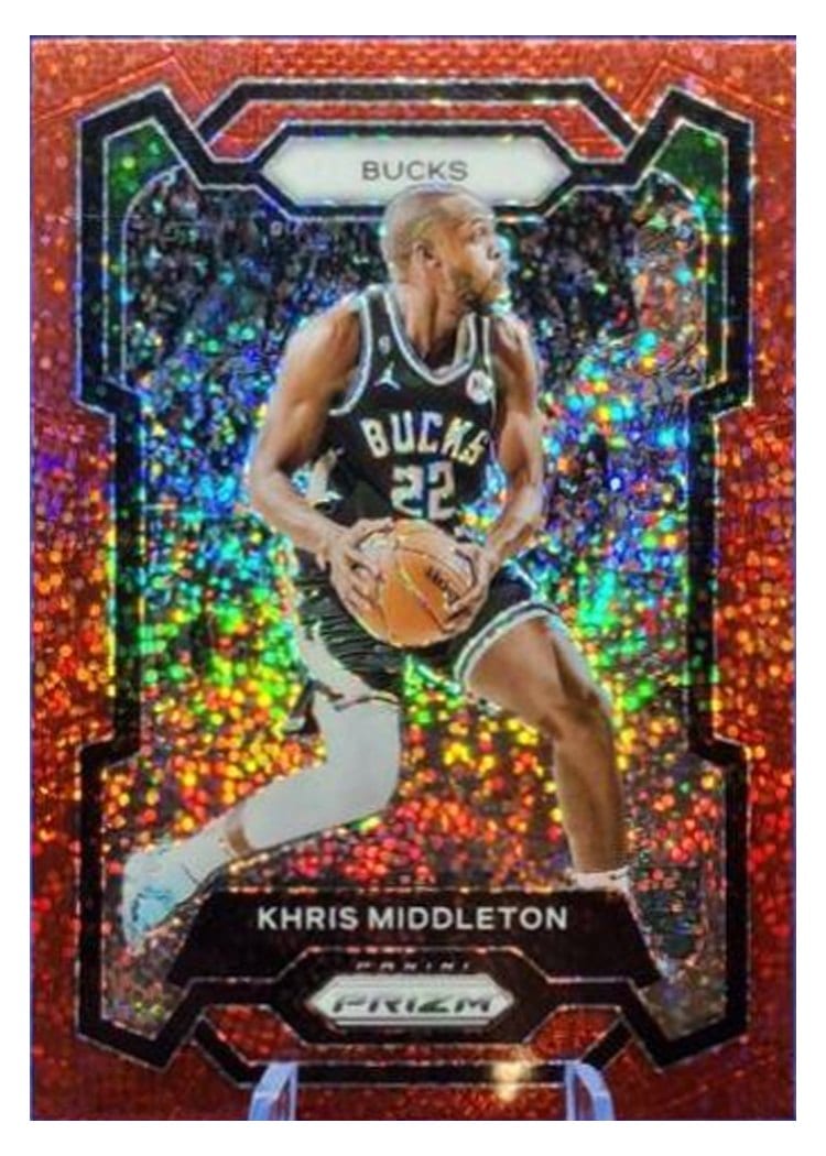 2023-24 Panini Prizm Base Set Khris Middleton #60 card