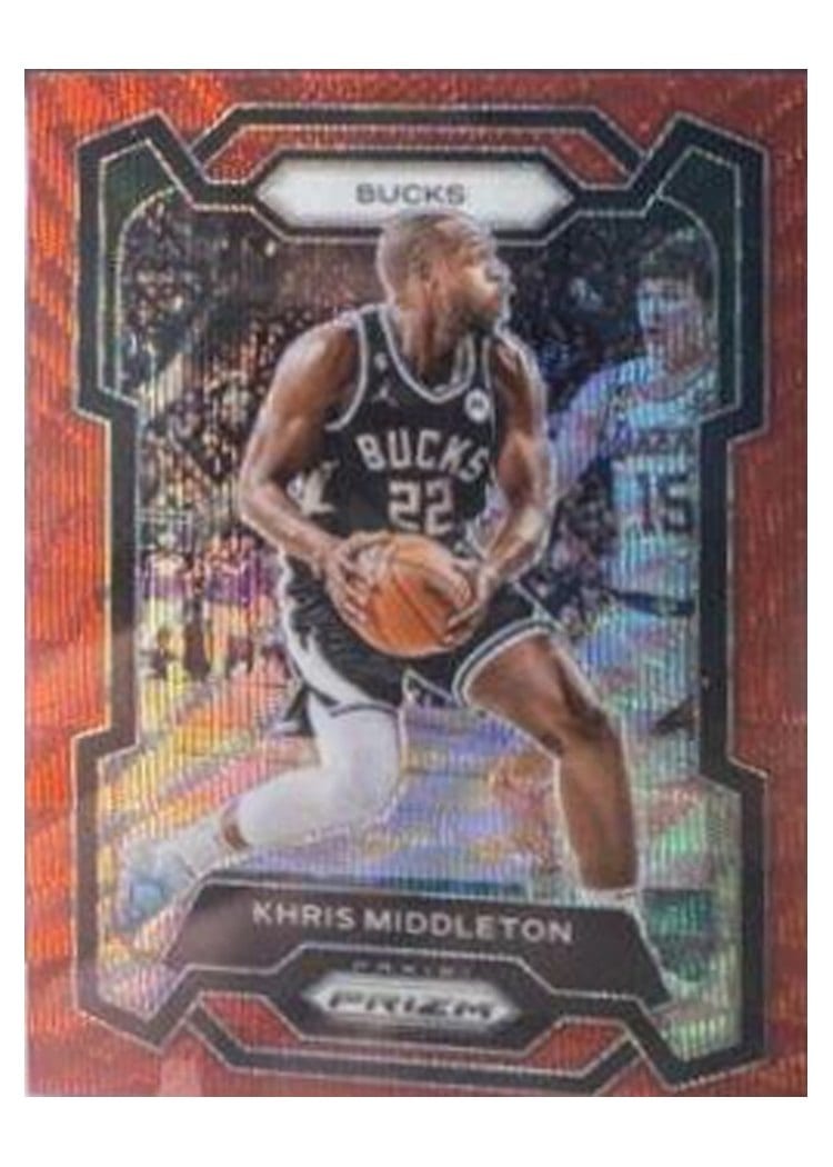 2023-24 Panini Prizm Base Set Khris Middleton #60 card