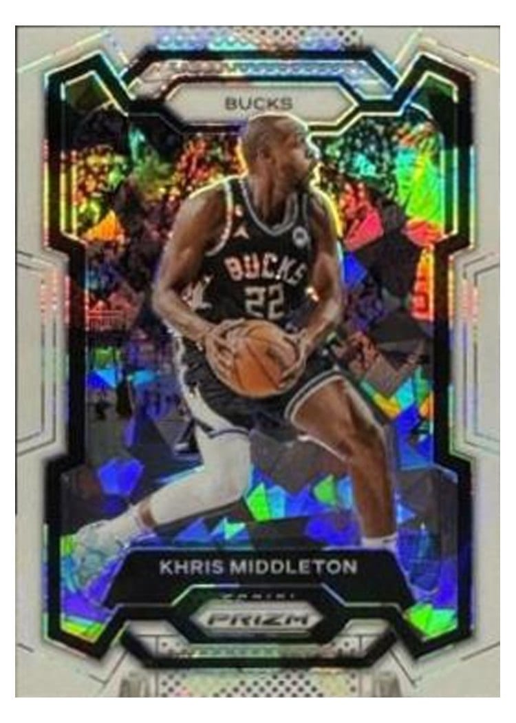 2023-24 Panini Prizm Base Set Khris Middleton #60 card