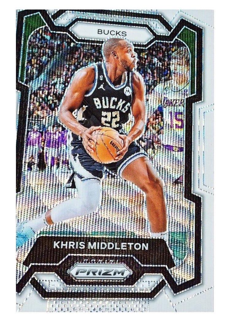 2023-24 Panini Prizm Base Set Khris Middleton #60 card