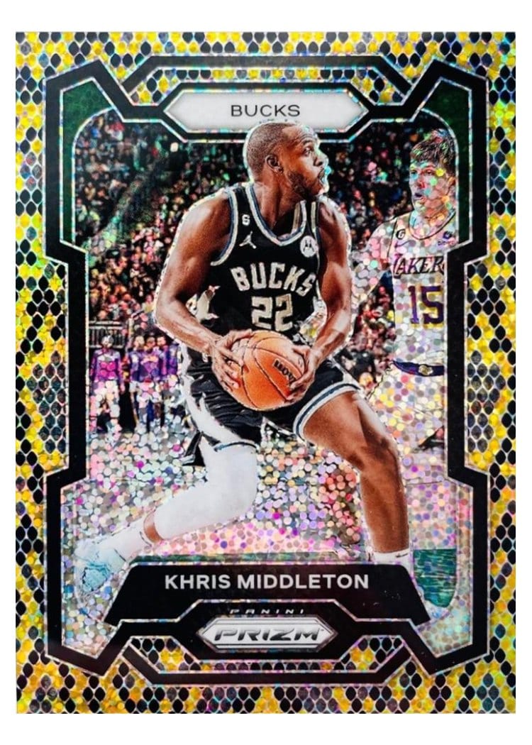 2023-24 Panini Prizm Base Set Khris Middleton #60 card