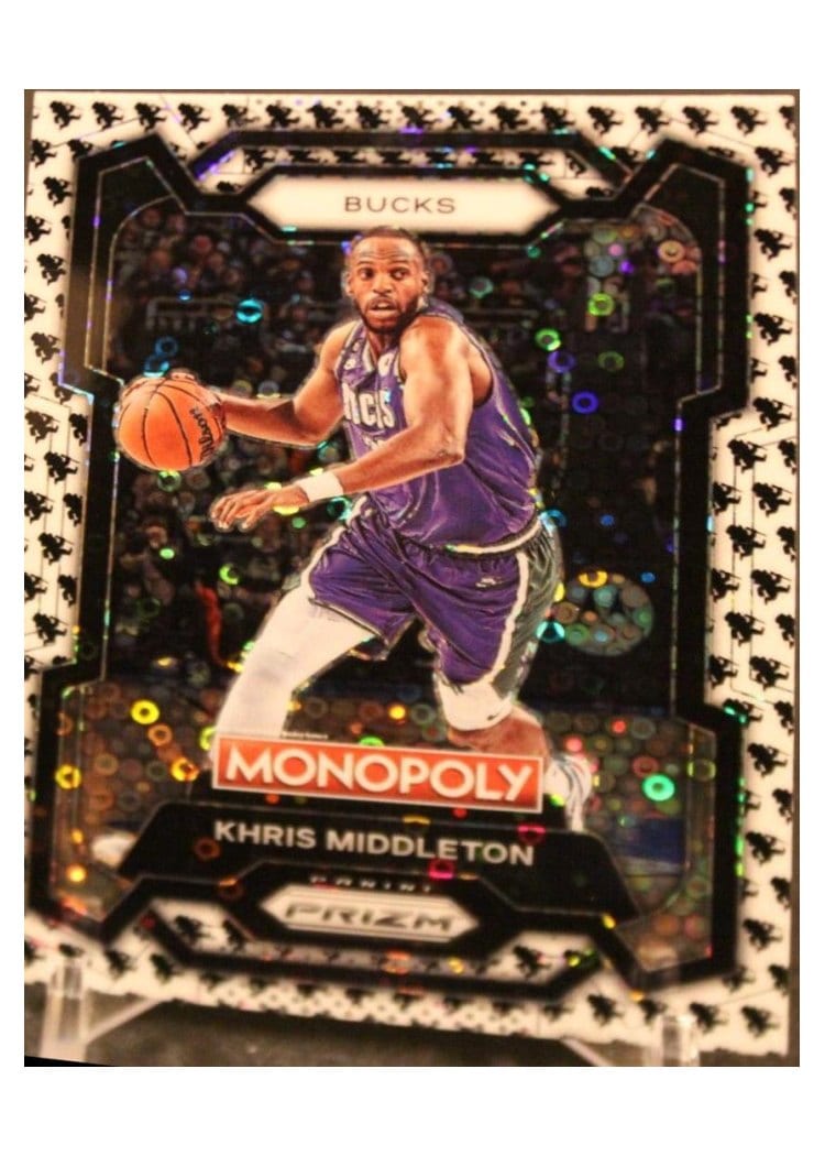 2023-24 Panini Prizm Monopoly Base Set Khris Middleton #50 card