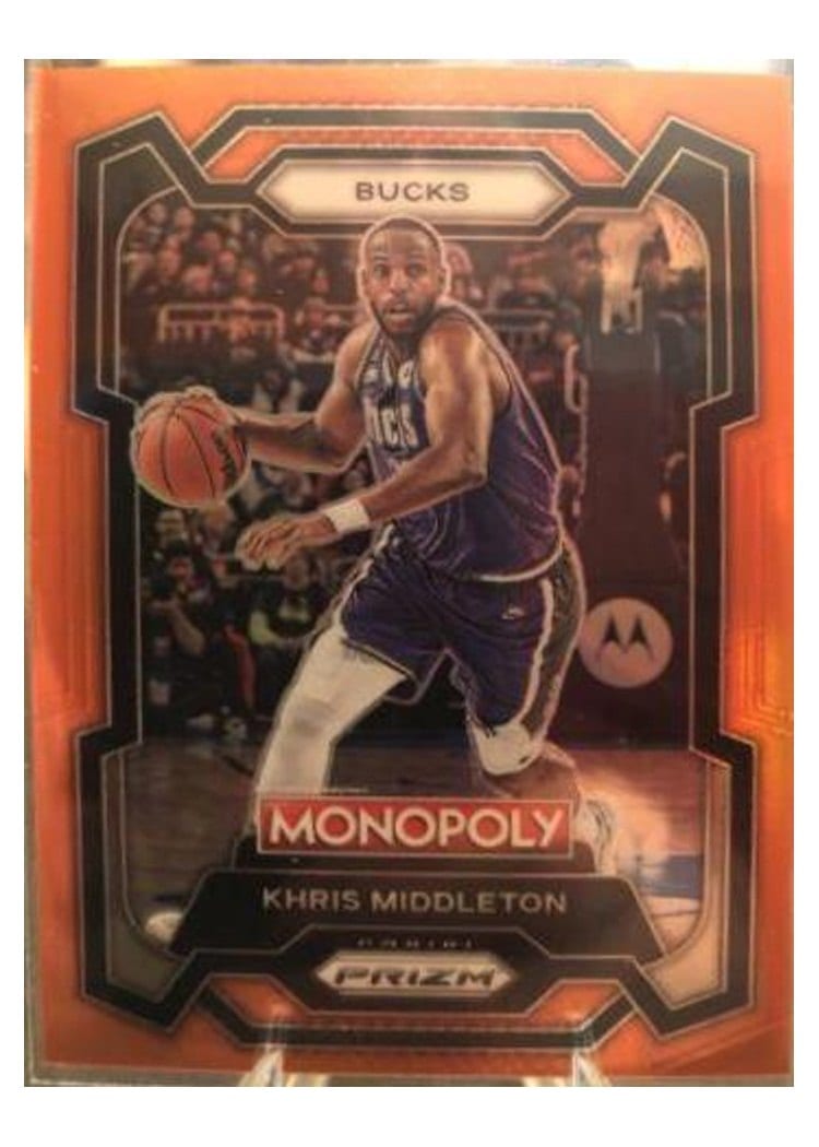 2023-24 Panini Prizm Monopoly Base Set Khris Middleton #50 card