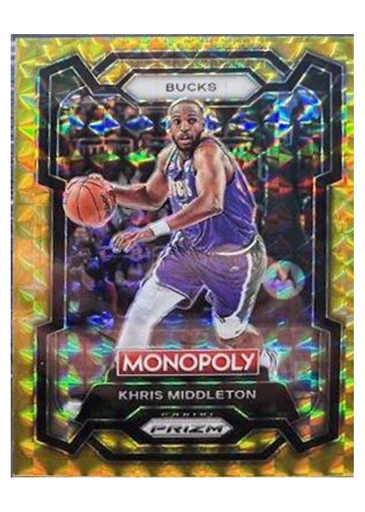 2023-24 Panini Prizm Monopoly Base Set Khris Middleton #50 card
