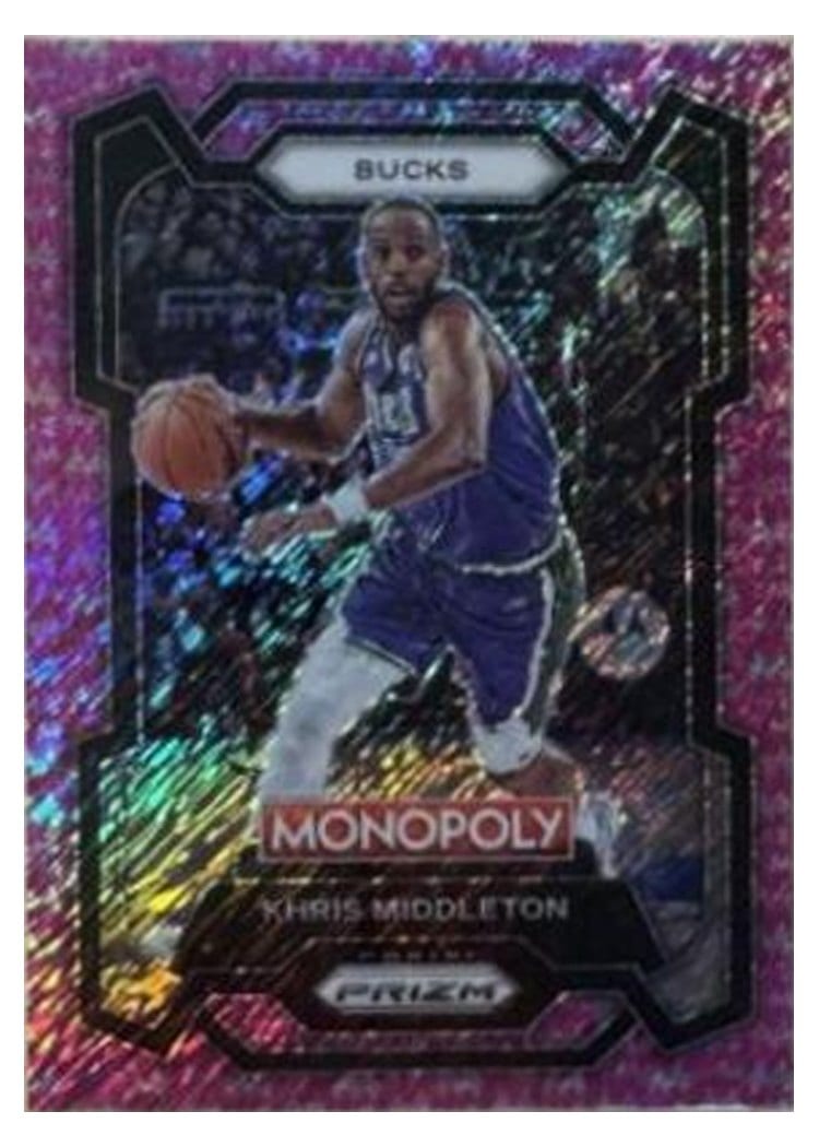 2023-24 Panini Prizm Monopoly Base Set Khris Middleton #50 card