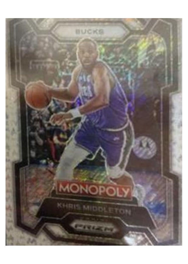 2023-24 Panini Prizm Monopoly Base Set Khris Middleton #50 card