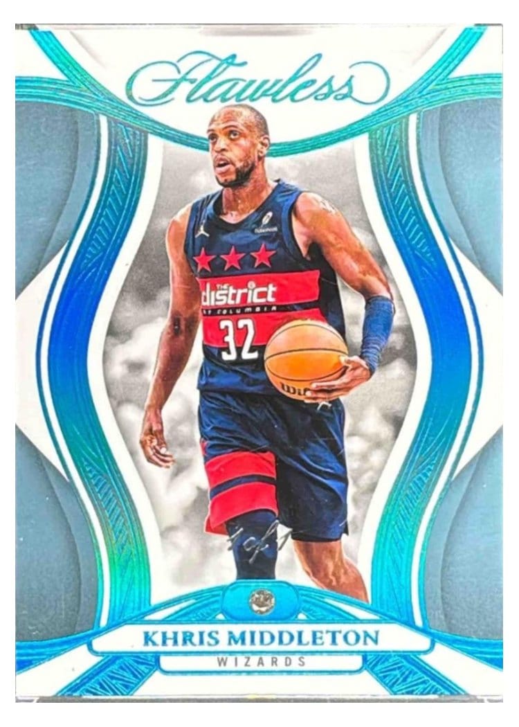 2024-25 Panini Flawless Base Gems Khris Middleton #41 card