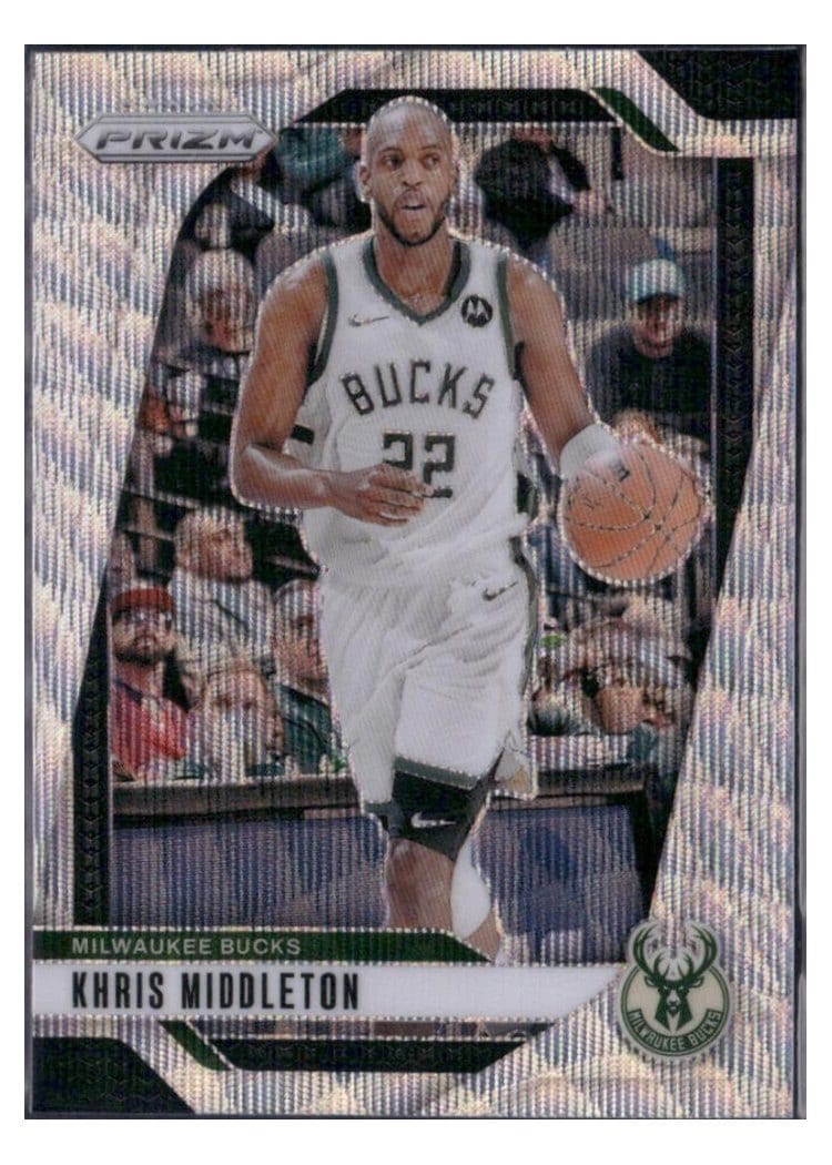 2024-25 Panini Prizm Base Set Khris Middleton #153 card