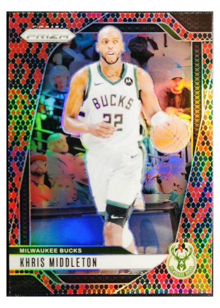 2024-25 Panini Prizm Base Set Khris Middleton #153 card