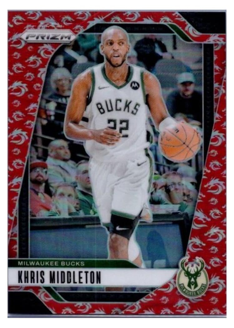 2024-25 Panini Prizm Base Set Khris Middleton #153 card