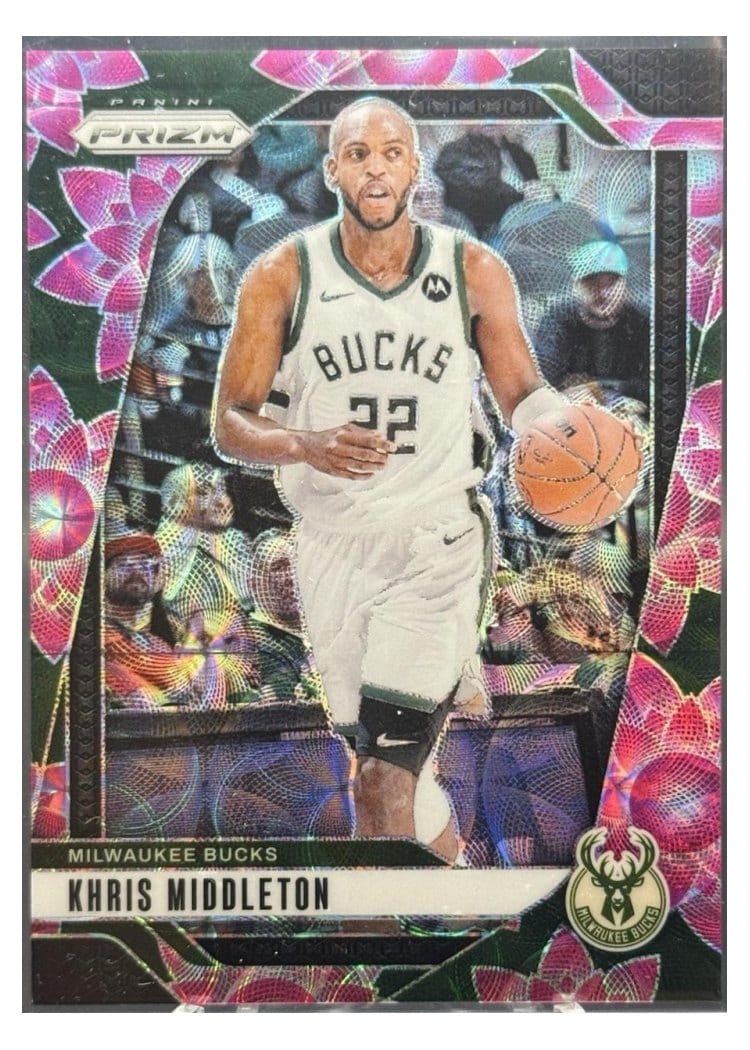 2024-25 Panini Prizm Base Set Khris Middleton #153 card