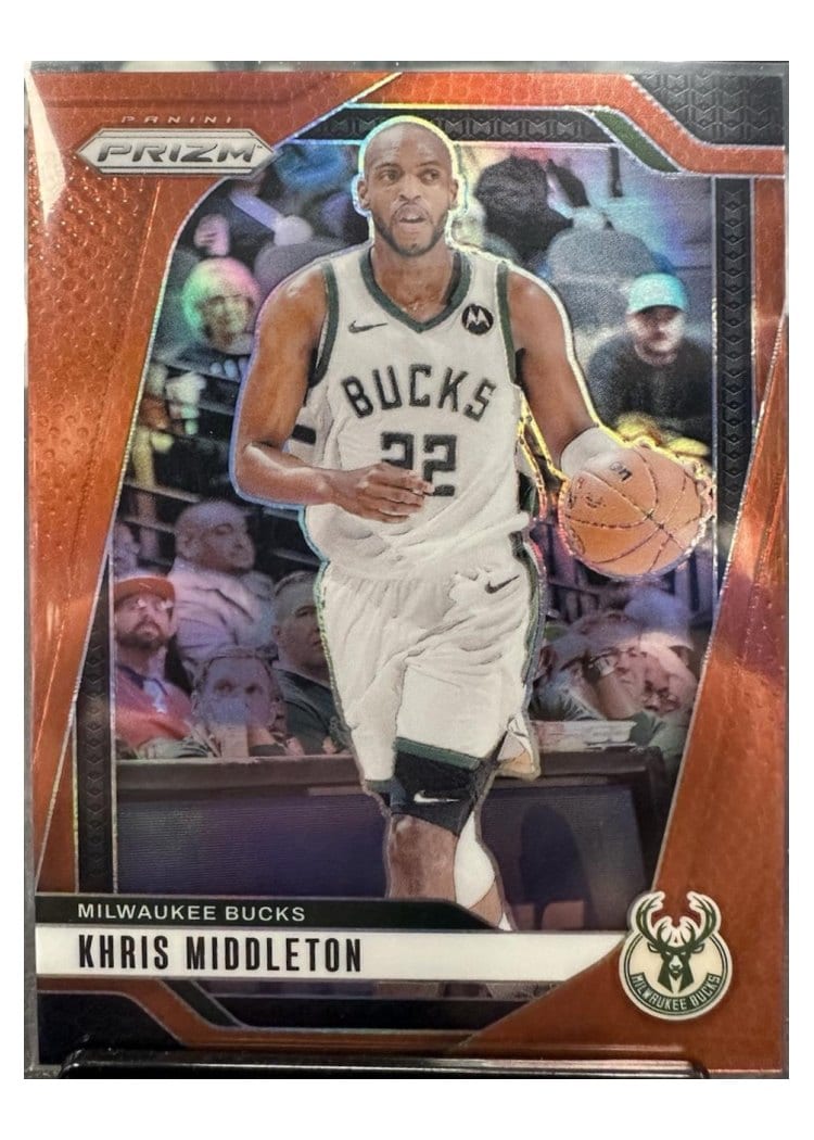 2024-25 Panini Prizm Base Set Khris Middleton #153 card