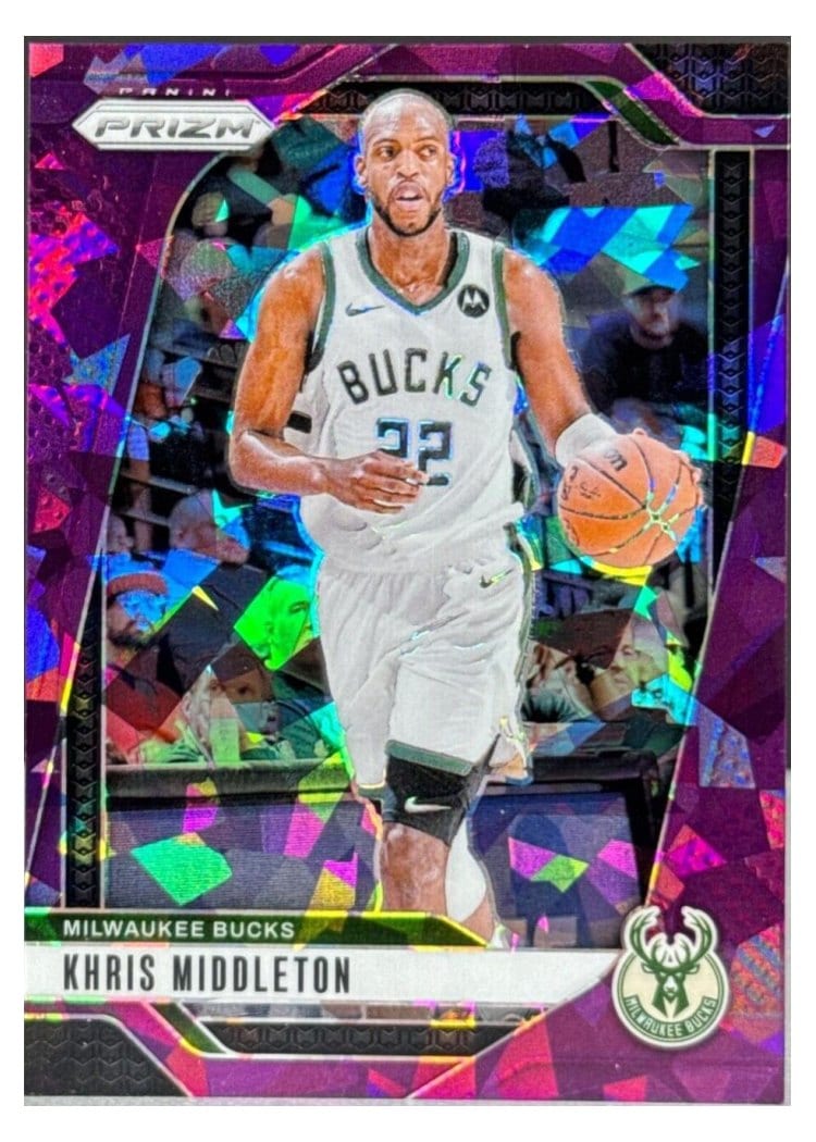 2024-25 Panini Prizm Base Set Khris Middleton #153 card