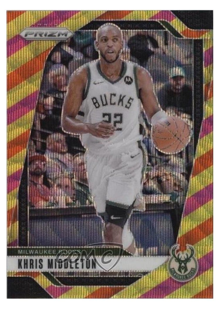 2024-25 Panini Prizm Base Set Khris Middleton #153 card