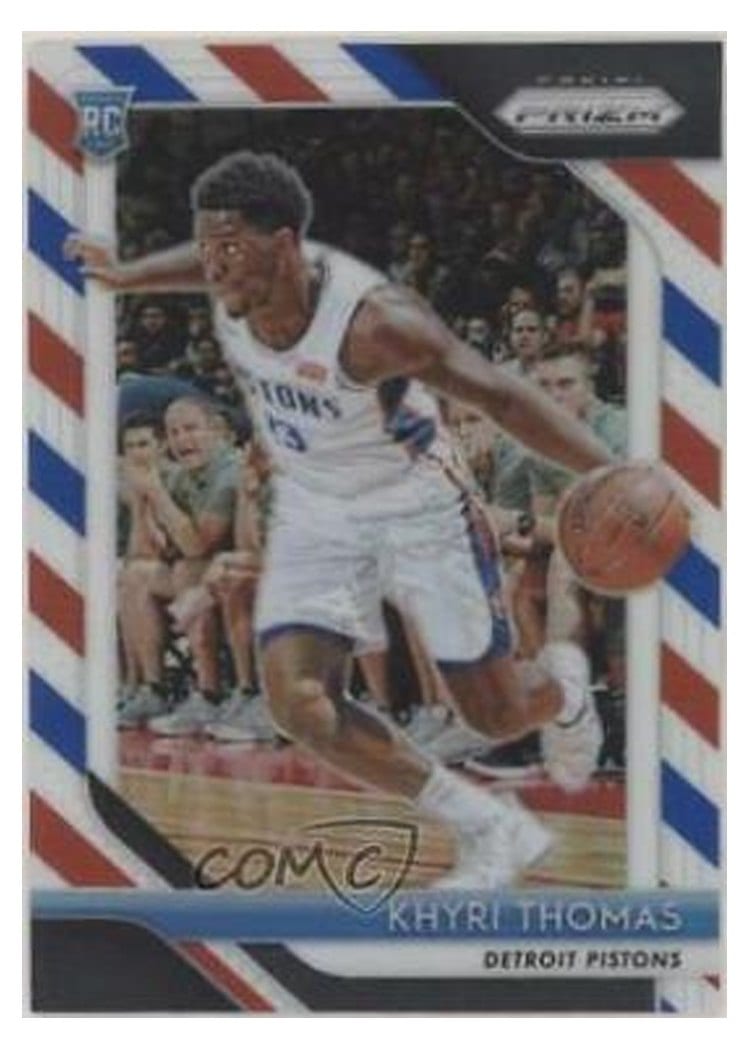2018-19 Panini Prizm Base Set Khyri Thomas #122 card