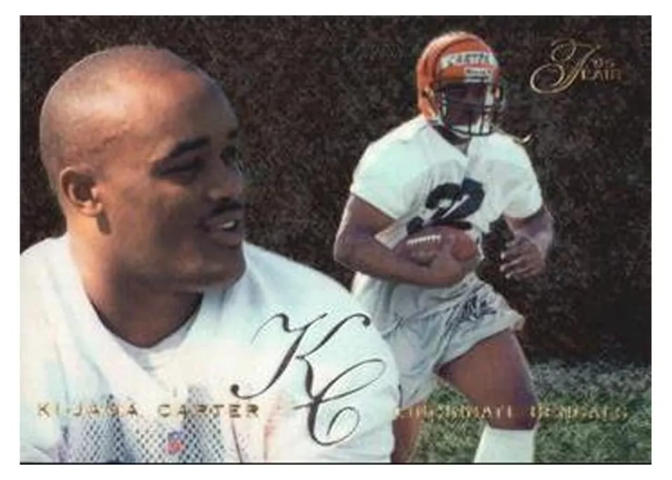 1995 Flair Ki Jana Carter #38 card