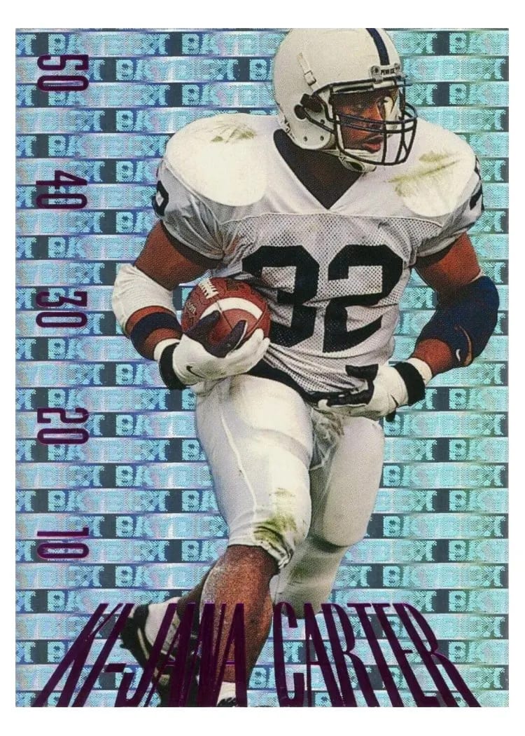 1995 Skybox Premium Paydirt Ki Jana Carter #PD3 card