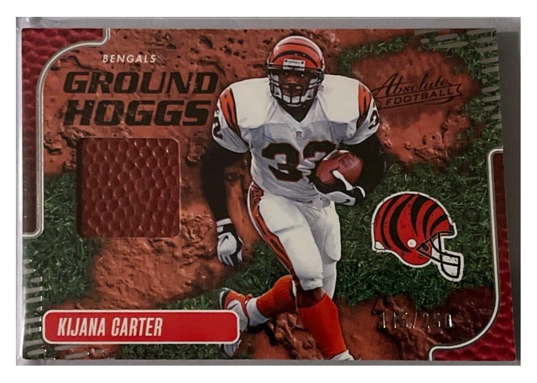 2024 Panini Absolute Ground Hoggs Materials Ki-Jana Carter #GHM-KCR card