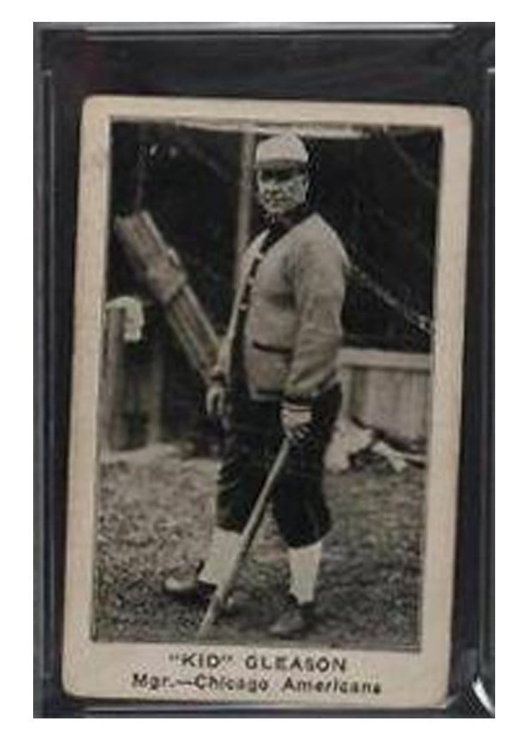 1922 E121 American Caramel Series of 120 'Kid' Gleason card