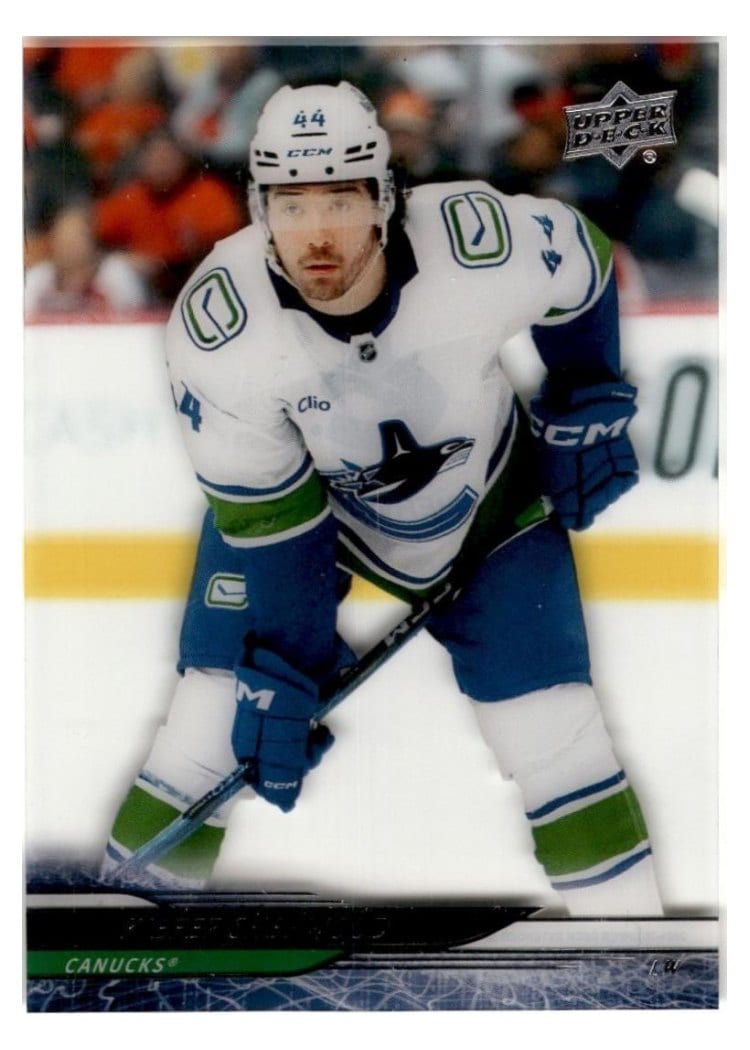 2024-25 Upper Deck Base Set Kiefer Sherwood Clear Cut #635 card