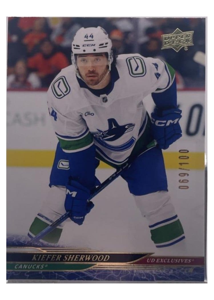 2024-25 Upper Deck Base Set Kiefer Sherwood #635 card