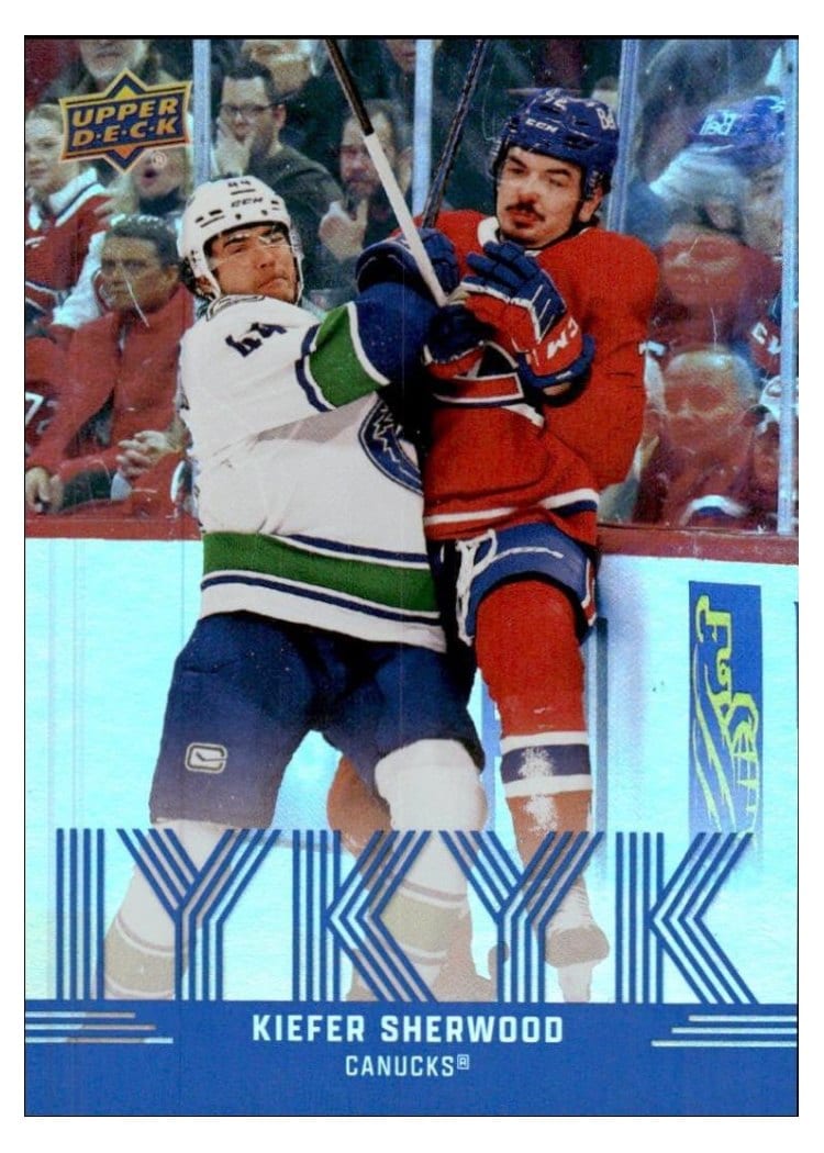 2025-26 Upper Deck IYKYK Kiefer Sherwood #IYKYK-12 card
