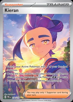 Kieran Prismatic Evolutions card