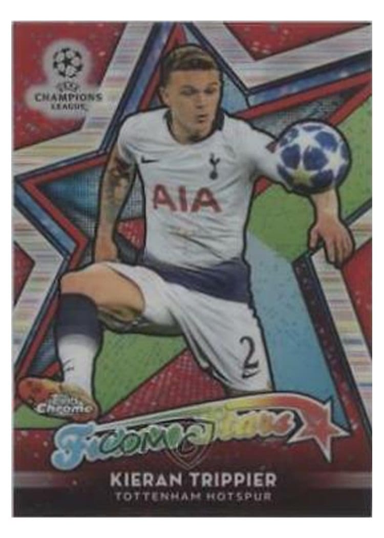 2018 Topps Chrome UEFA Champions League Future Stars Kieran Trippier #FS-KT card