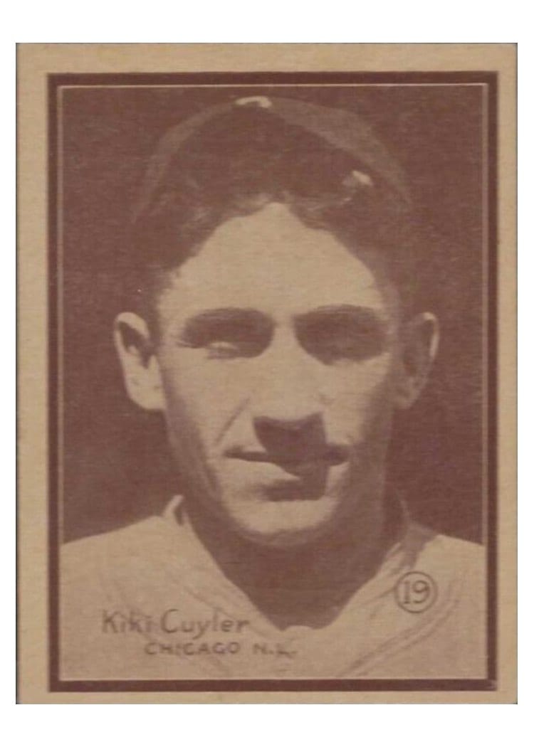 1931 W517 Kiki Cuyler Hand Cut #19 card
