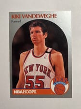 1990-91 Hoops Base Set Kiki Vandeweghe #209 card