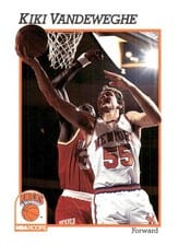 1991-92 Hoops Base Set Kiki Vandeweghe #144 card