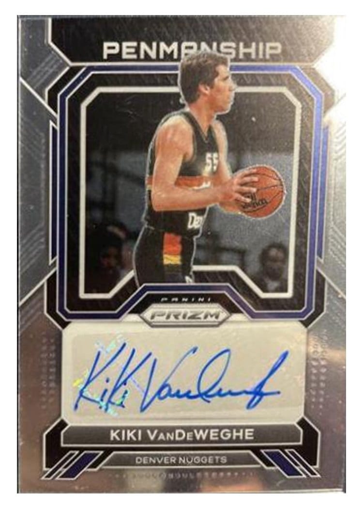 2022-23 Panini Prizm Penmanship Kiki Vandeweghe #PNM-KVG card