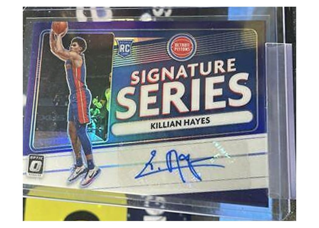 2020-21 Donruss Optic Base Set Killian Hayes #157 card