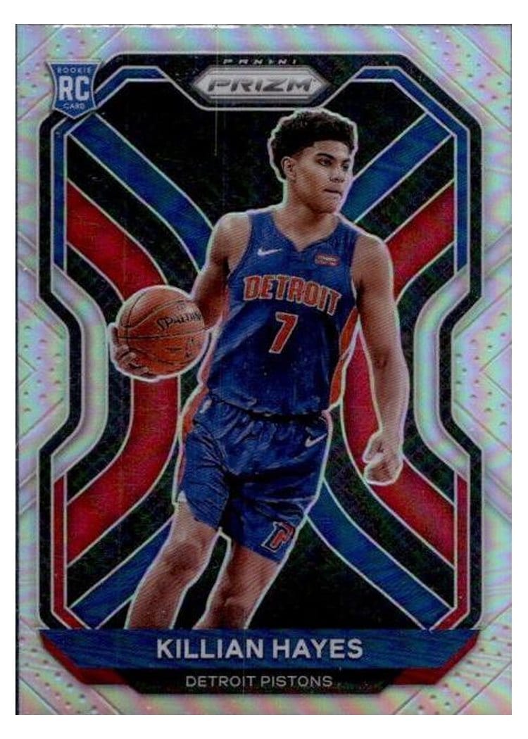 2020-21 Panini Prizm Base Set Killian Hayes #270 card