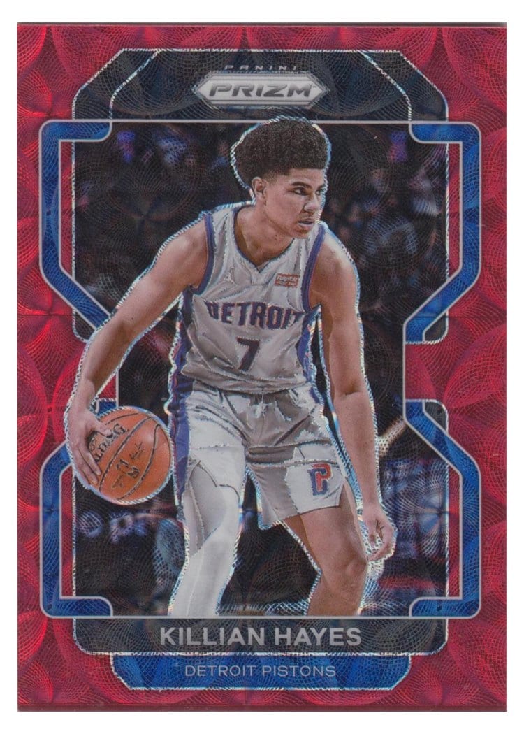 2021-22 Panini Prizm Base Set Killian Hayes #101 card