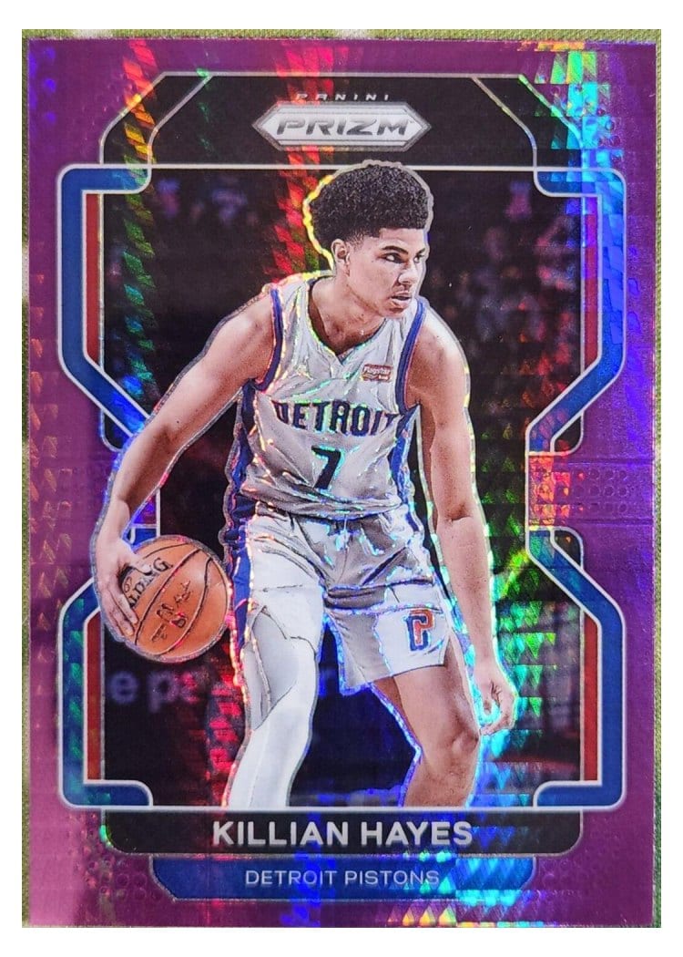 2021-22 Panini Prizm Base Set Killian Hayes #101 card