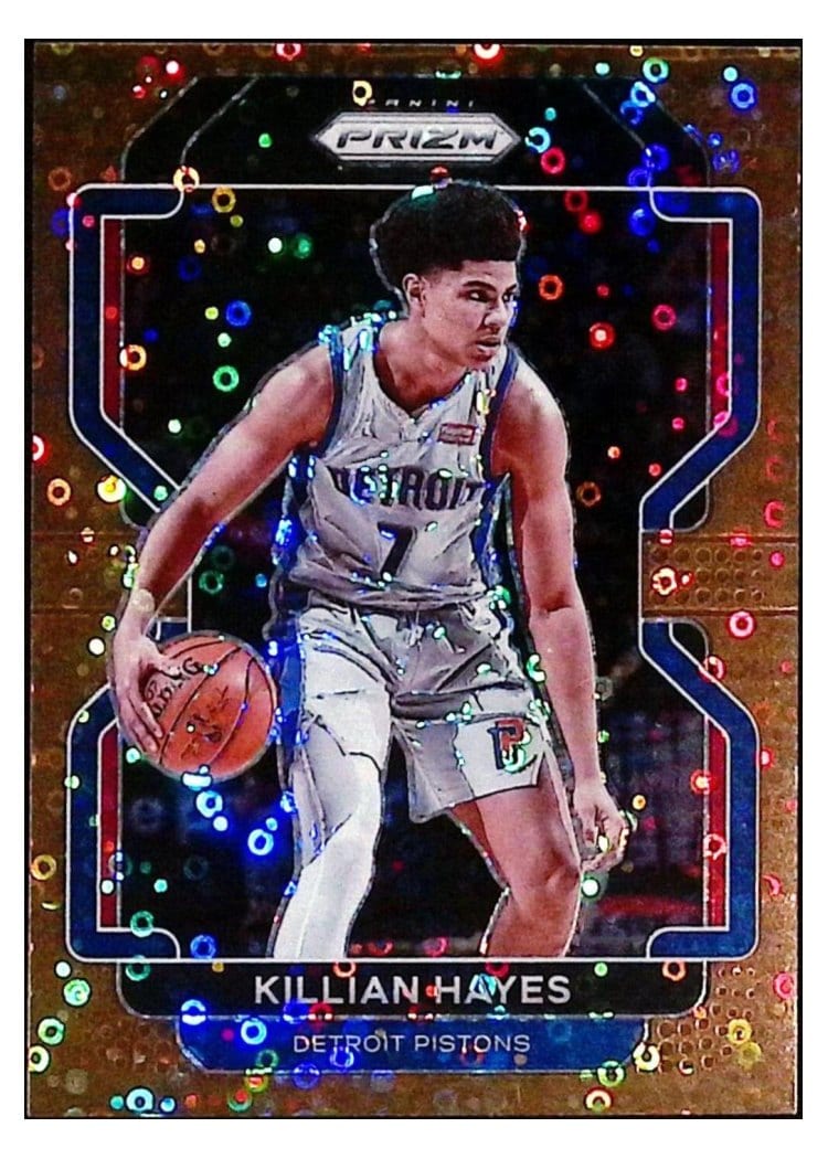2021-22 Panini Prizm Base Set Killian Hayes #101 card