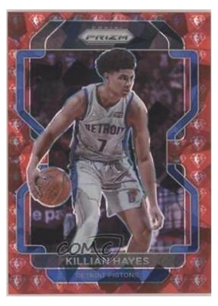 2021-22 Panini Prizm Base Set Killian Hayes #101 card