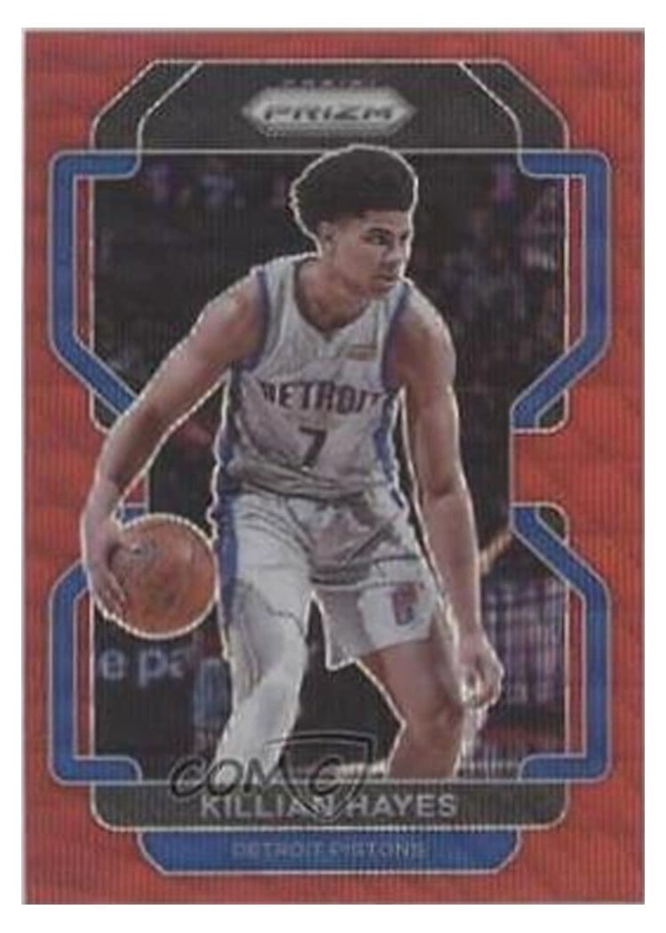 2021-22 Panini Prizm Base Set Killian Hayes #101 card