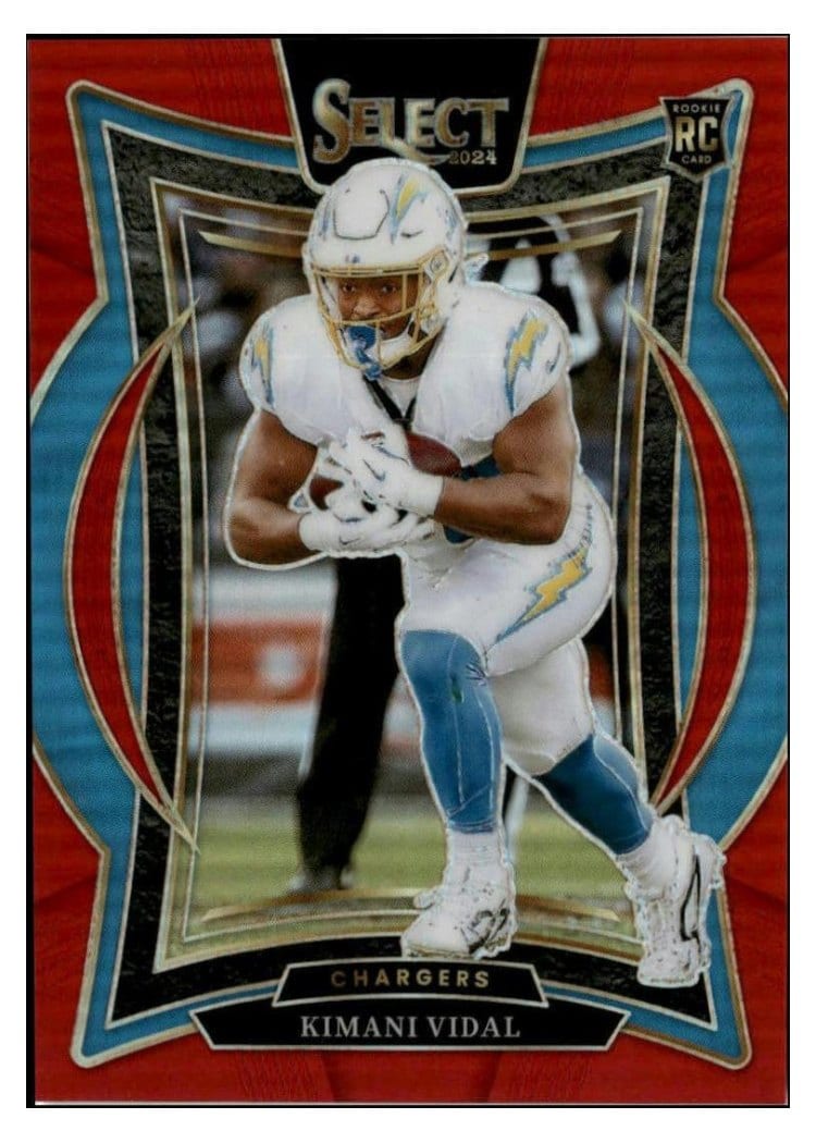 2024 Panini Select Base Set Kimani Vidal Red Prizm #15 card