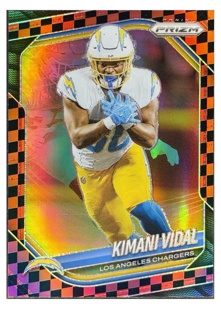 2025 Panini Prizm Base Set Kimani Vidal Black Red Checker #134 card