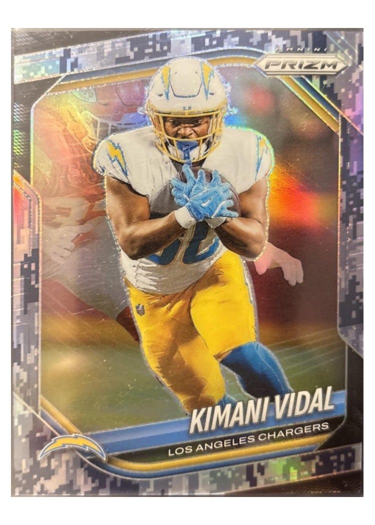 2025 Panini Prizm Base Set Kimani Vidal #134 card