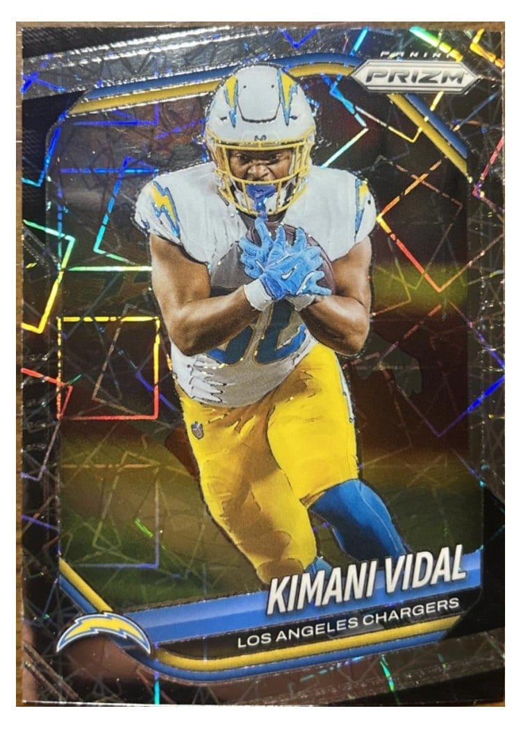 2025 Panini Prizm Base Set Kimani Vidal #134 card