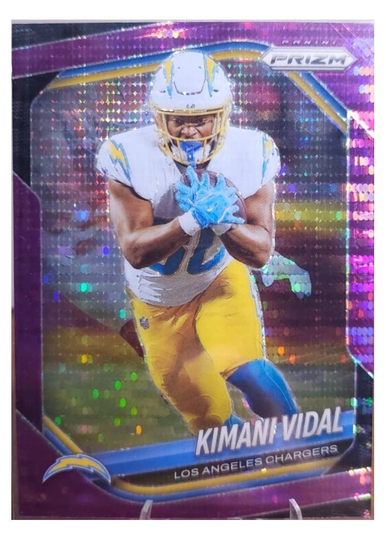 2025 Panini Prizm Base Set Kimani Vidal #134 card