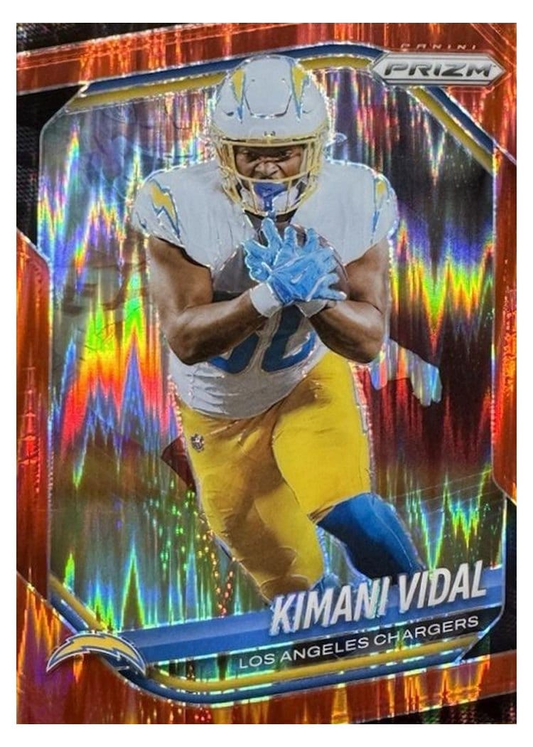 2025 Panini Prizm Base Set Kimani Vidal #134 card