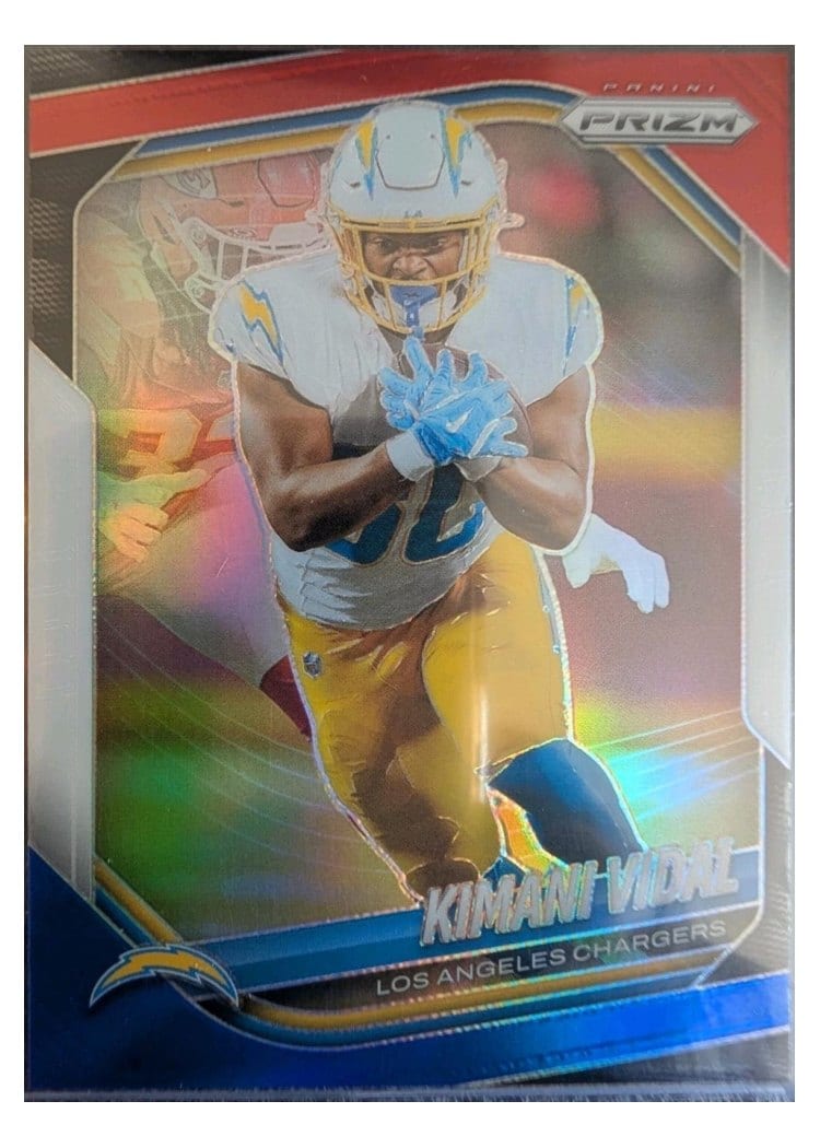 2025 Panini Prizm Base Set Kimani Vidal #134 card