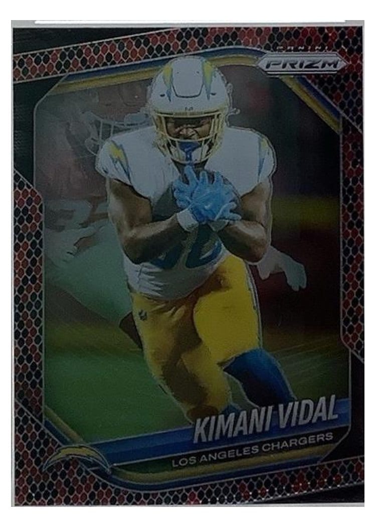 2025 Panini Prizm Base Set Kimani Vidal #134 card
